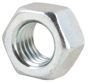 HEX NUT 3/8 ZINC 50EA - Nuts Bolts and Washers